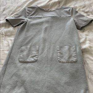 grey dress from loft